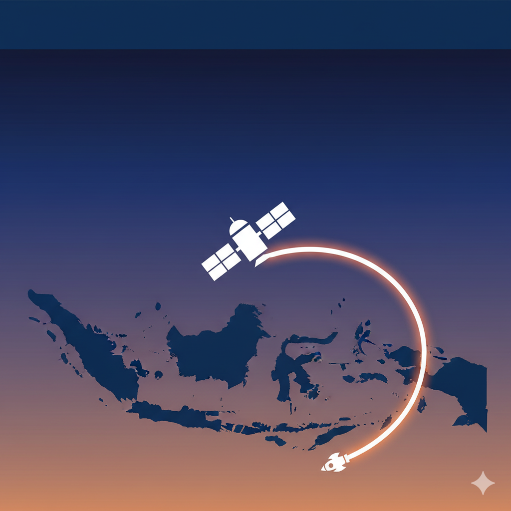 Nusantara 5 Dibawa Roket SpaceX